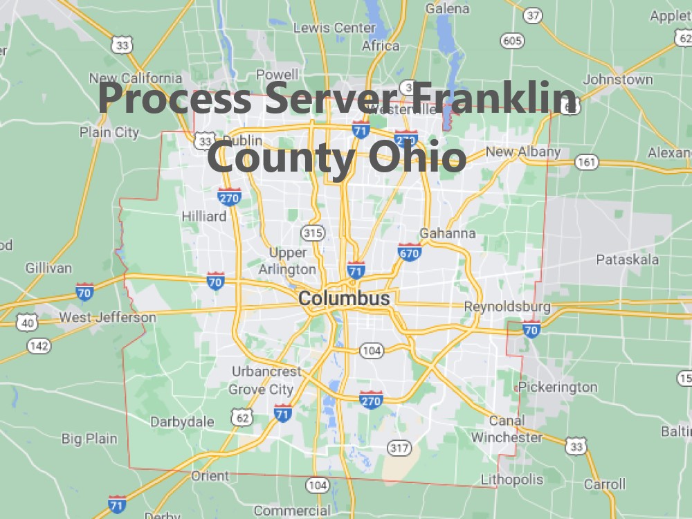 Process Server Franklin County Ohio
